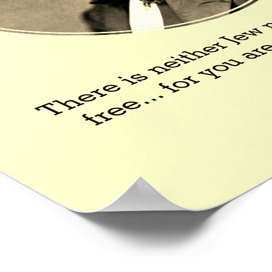 FREDERICK DOUGLASS Quote Custom Scripting Poster (Hoek)