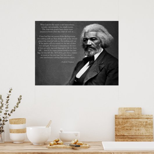 Frederick Douglass Quote Poster (Keuken)