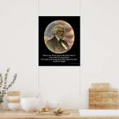 Frederick Douglass Quote, Poster verzenden (Keuken)