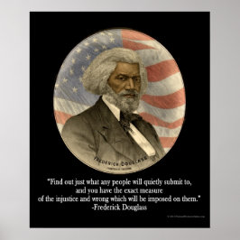 Frederick Douglass Quote, Poster verzenden
