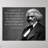 Frederick Douglass Republican Poster (Voorkant)