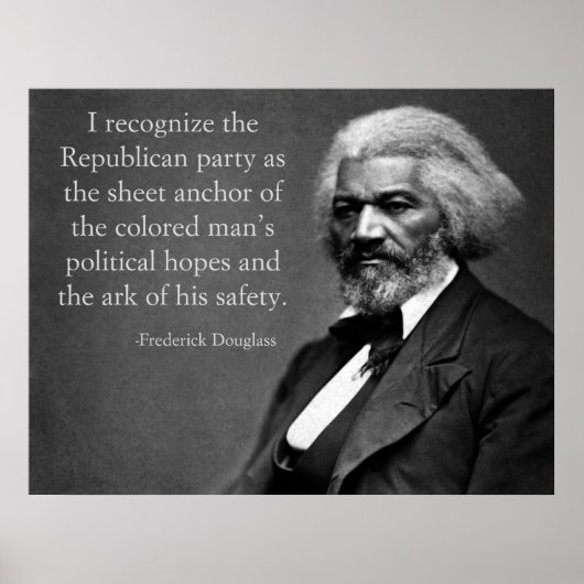 Frederick Douglass Republican Poster (Voorkant)