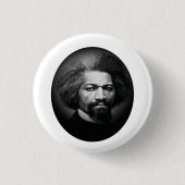 Frederick Douglass Ronde Button 3,2 Cm (Voorkant)