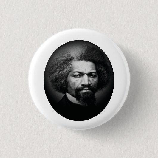 Frederick Douglass Ronde Button 3,2 Cm (Voorkant)