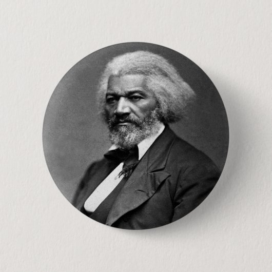 Frederick Douglass Ronde Button 5,7 Cm (Voorkant)