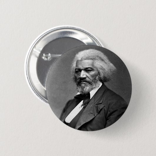 Frederick Douglass Ronde Button 5,7 Cm (Voorkant /achterkant)
