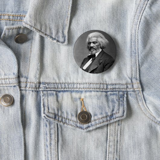 Frederick Douglass Ronde Button 5,7 Cm (In situ)
