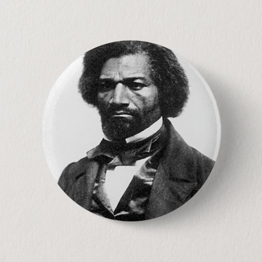 Frederick Douglass Ronde Button 5,7 Cm (Voorkant)
