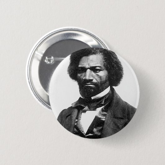Frederick Douglass Ronde Button 5,7 Cm (Voorkant /achterkant)