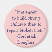 Frederick Douglass Sterke Kinderen Magneet (Voorkant)