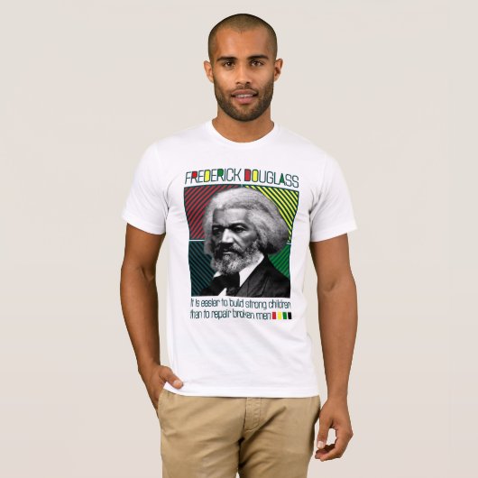 FREDERICK DOUGLASS - Sterke kinderen T-shirt (Voorkant volledig)