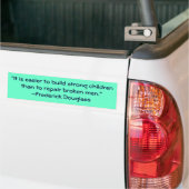 Frederick Douglass Strong Children Quote Bumpersticker (Op Truck)