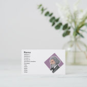 Frederick Douglass Visitekaartje (Staand voorkant)