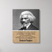 Frederick Douglass Work Perfection Quote Cv Canvas Afdruk (Voorkant)