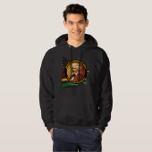 FREDERICK DOUGLASS Zwarte Geschiedenis Maand Hoodie (Voorkant volledig)