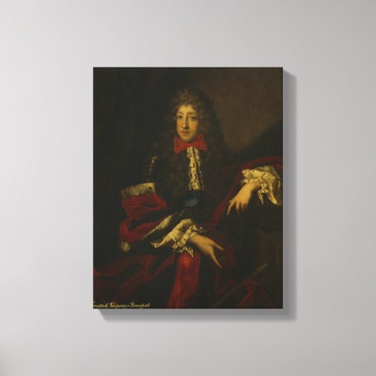 Frederick I, Kurprinz van Brandenburg Canvas Afdruk (Voorkant)