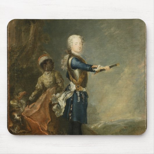 Frederick II als kroonprins, c.1735 Muismat (Voorkant)