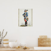 Frederick II "de Grote" (1712-86) koning van Pruis Poster (Keuken)