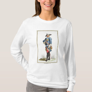Frederick II "de Grote" (1712-86) koning van Pruis T-shirt