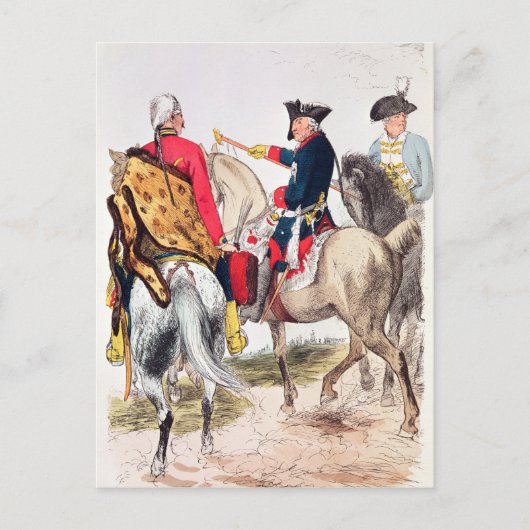 Frederick II de Grote Briefkaart (Voorkant)