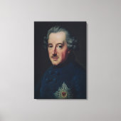 Frederick II de Grote Canvas Afdruk (Voorkant)