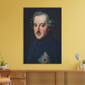 Frederick II de Grote Canvas Afdruk (Insitu (Woonkamer))