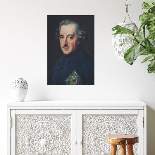 Frederick II de Grote Canvas Afdruk