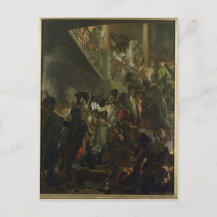 Frederick II de Grote, in Lissa, Bonsoir Briefkaart