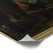 Frederick II de Grote, in Lissa, Bonsoir Poster (Hoek)