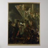 Frederick II de Grote, in Lissa, Bonsoir Poster (Voorkant)