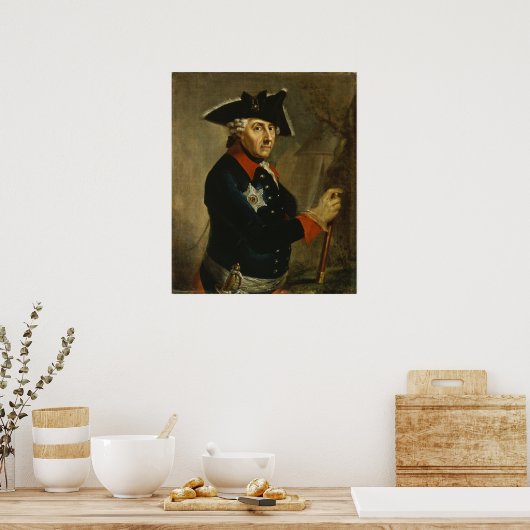 Frederick II de Grote van Pruisen, 1764 Poster (Keuken)
