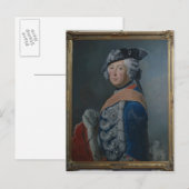Frederick II de Grote van Pruisen na 1753 Briefkaart (Voorkant / Achterkant)