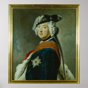 Frederick II de Grote van Pruisen Poster