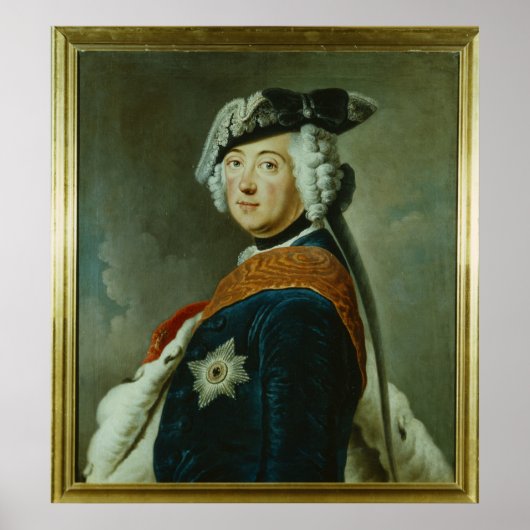 Frederick II de Grote van Pruisen Poster (Voorkant)