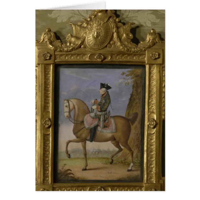 Frederick II over horseback (Voorkant)