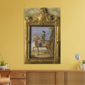 Frederick II over horseback Canvas Afdruk (Insitu (Woonkamer))