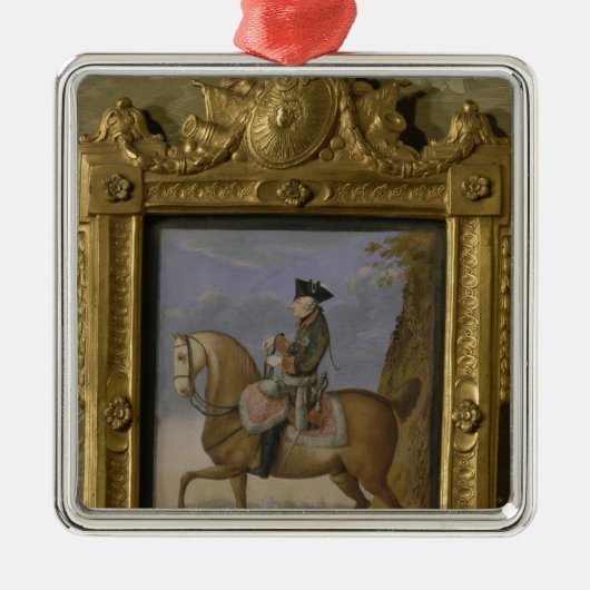 Frederick II over horseback Metalen Ornament (Voorkant)