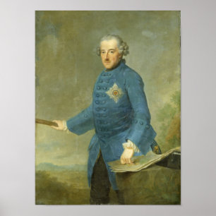 Frederick II The Great of Prussia, c.1770 Poster