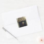 Frederick II van Pruisen Vierkante Sticker (Envelop)