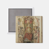 Frederick III omringd door Prince Electors Magneet (Voorkant / Achterkant)