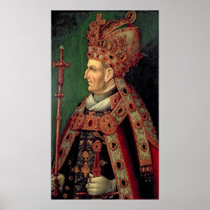 Frederick III van de Duitse Heilige Romeinse keize Poster