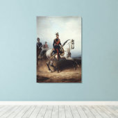 Frederick III Wilhelm op het Bornstedter Field Canvas Afdruk (Insitu (Houten vloer))