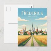 Frederick Maryland Briefkaart (Voorkant / Achterkant)