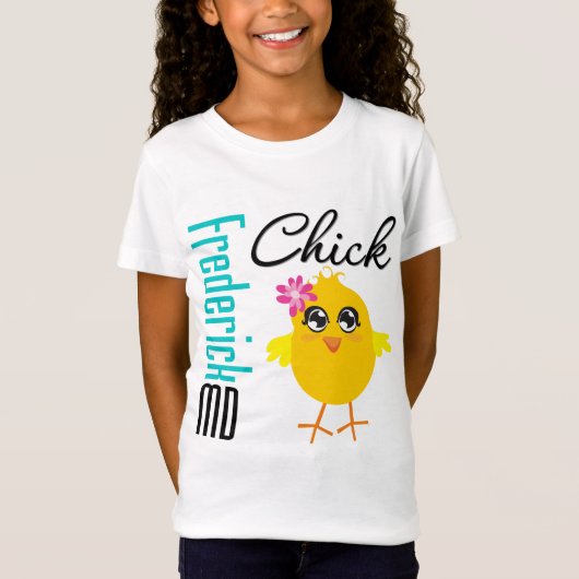 Frederick MD Chick T-shirt (Voorkant)