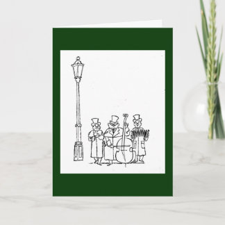 Frederick & Nelson die Minstrelen wandelen Feestdagen Kaart