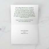 Frederick & Nelson die Minstrelen wandelen Feestdagen Kaart (Binnen)