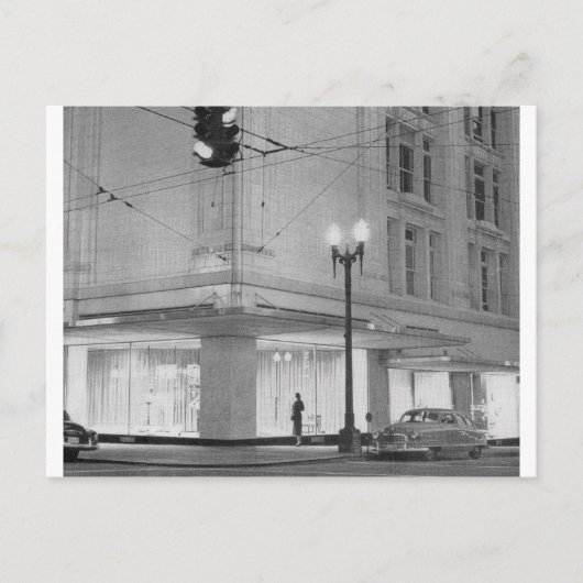 Frederick & Nelson, nacht uitzicht c1952 Briefkaart (Voorkant)