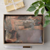 Frederick Remington “Met de 10e Cavalerie” Tissuepapier (Geschenk)