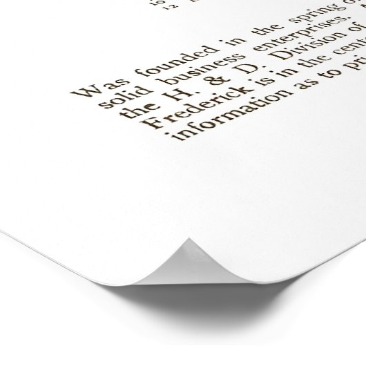 Frederick, SD Panorama Map - 1883 Poster (Hoek)