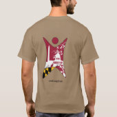 Frederick Secular Humanists volledige logo T-shirt (Achterkant)